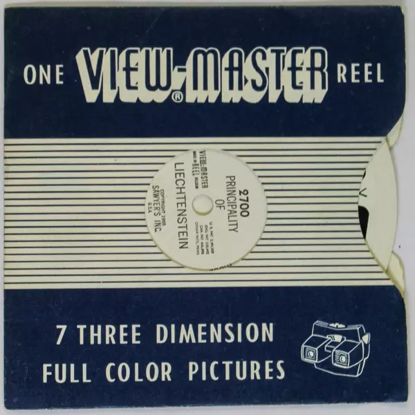 Vintage 1955 Sawyer's View Master 2700 Principality of Liechtenstein