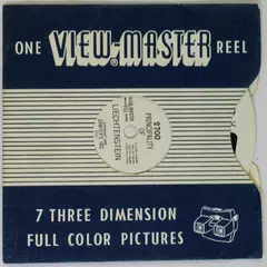 Vintage 1955 Sawyer's View Master 2700 Principality of Liechtenstein