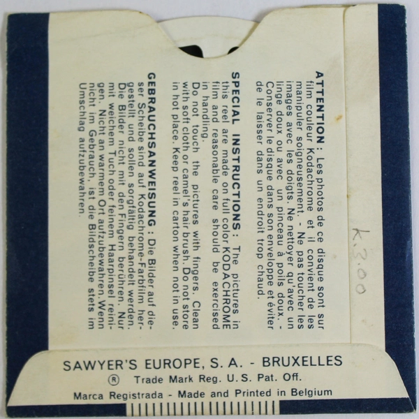 Vintage 1955 Sawyer's View Master 2700 Principality of Liechtenstein