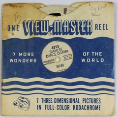 Vintage 1949 View-Master 4825 Siamese Dance Drama Reel As-Is Condition
