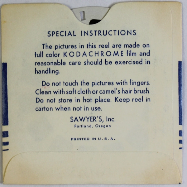 Vintage 1950 Sawyer's View Master 3001 Capetown & Cape Peninsula Union of SA