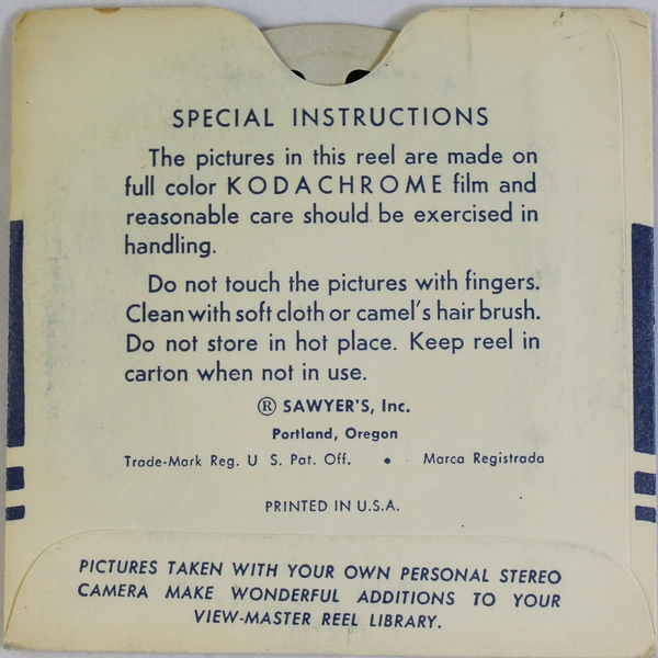 Vintage 1950 Sawyer's View Master Sam 3 Adventures of Sam Sawyer Land of Giants