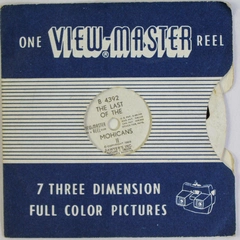 Vintage 1960 Sawyer's View Master B4392 The Last of The Mohicans II