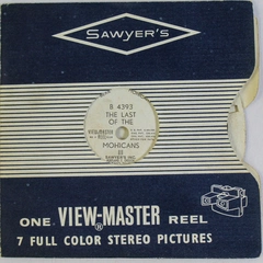 Vintage 1960 Sawyer's View Master B4393 The Last of The Mohicans III