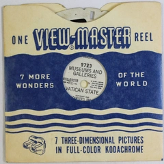 Vintage 1949 Sawyer's View Master 2723 Museums and Galleries Vatican State