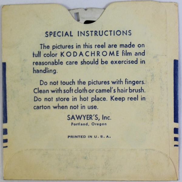 Vintage 1949 Sawyer's View Master 2723 Museums and Galleries Vatican State