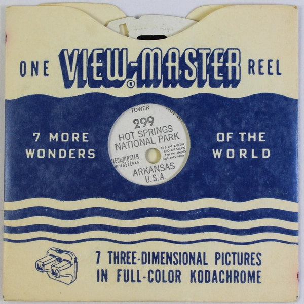Vintage 1949 View Master 299 Hot Springs National Park Reel