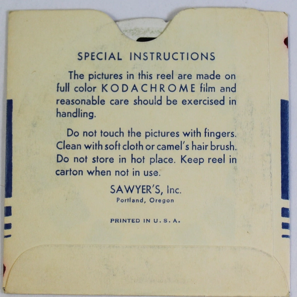 Vintage 1949 View Master 299 Hot Springs National Park Reel