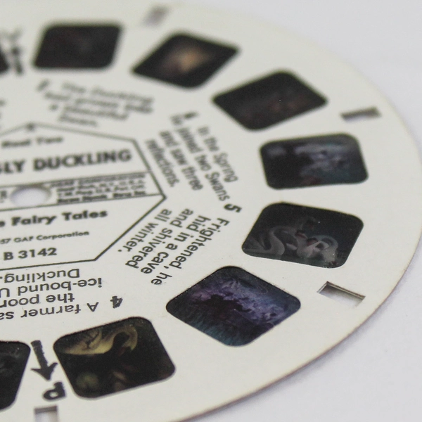 Vintage 1957 GAF View Master Reel 2 The Ugly Duckling Fairy Tales Pre-Owned