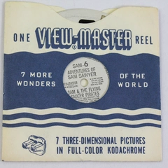 Vintage Sawyer's ViewMaster Sam 6 Adventures of Sam Sawyer Flying Saucer Pirates
