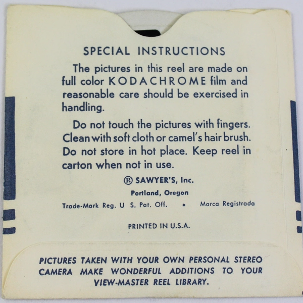 Vintage Sawyer's ViewMaster Sam 6 Adventures of Sam Sawyer Flying Saucer Pirates