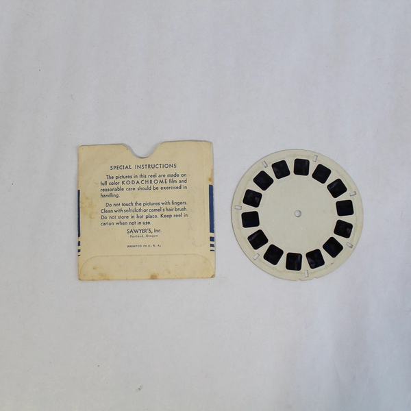 Vintage 1951 View-Master 370 Oklahoma The Sooner State Reel As Is