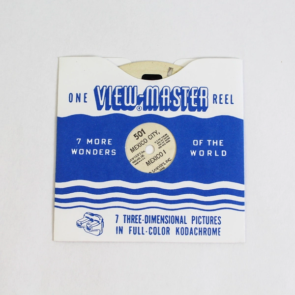 Vintage View-Master 501 Reel Mexico City Wonders of the World 1946
