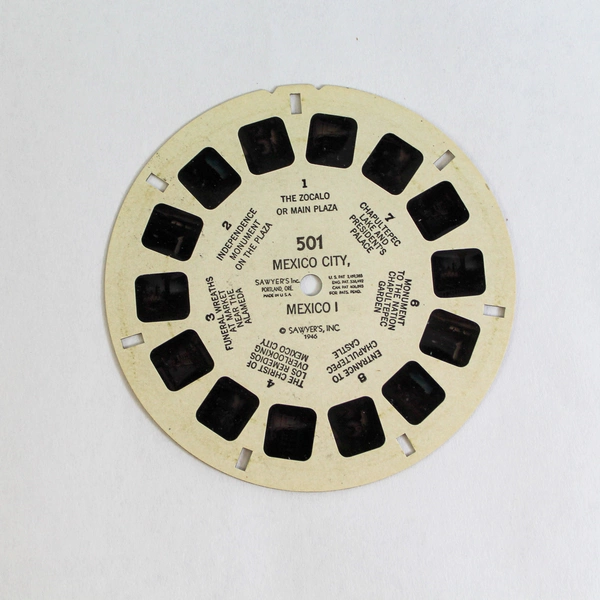 Vintage View-Master 501 Reel Mexico City Wonders of the World 1946
