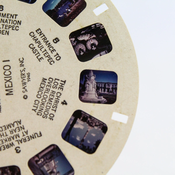 Vintage View-Master 501 Reel Mexico City Wonders of the World 1946