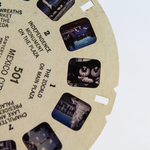 Vintage View-Master 501 Reel Mexico City Wonders of the World 1946