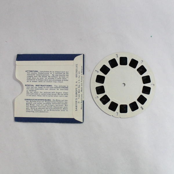 Vintage 1953 View Master Reel Ghent Belgium Wonders of the World Rare