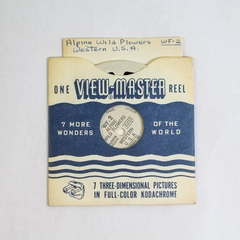 Vintage 1946 Sawyer's View Master WF2 Alpine Wild Flowers Western USA Reel