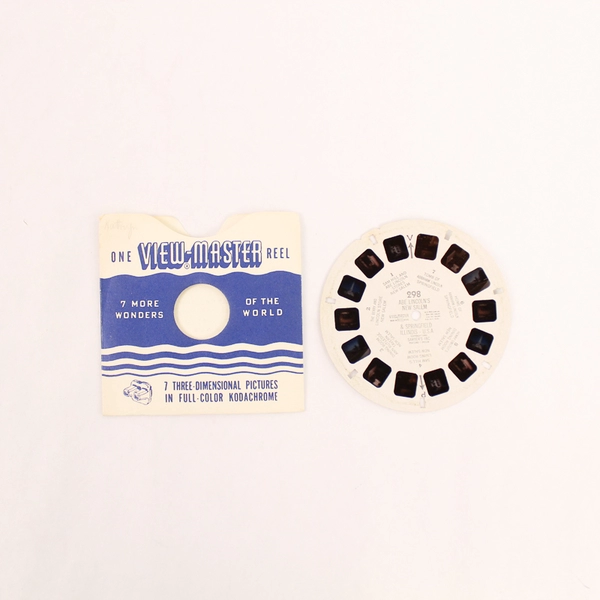 Vintage 1950 Sawyer's View Master 298 Abe Lincoln's New Salem Reel As-Is