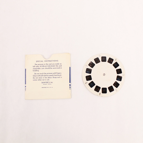 Vintage 1950 Sawyer's View Master 298 Abe Lincoln's New Salem Reel As-Is