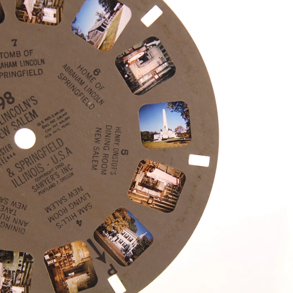 Vintage 1950 Sawyer's View Master 298 Abe Lincoln's New Salem Reel As-Is