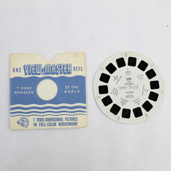 Vintage 1950 Sawyer's View Master 309 The Eskimos Alaska Reel Good Condition