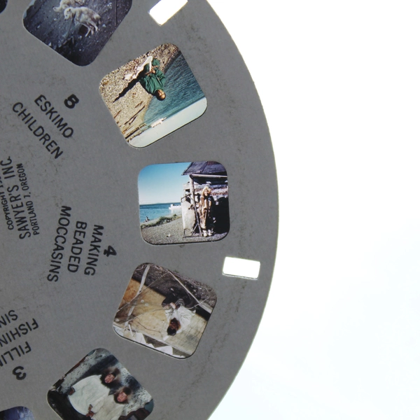 Vintage 1950 Sawyer's View Master 309 The Eskimos Alaska Reel Good Condition