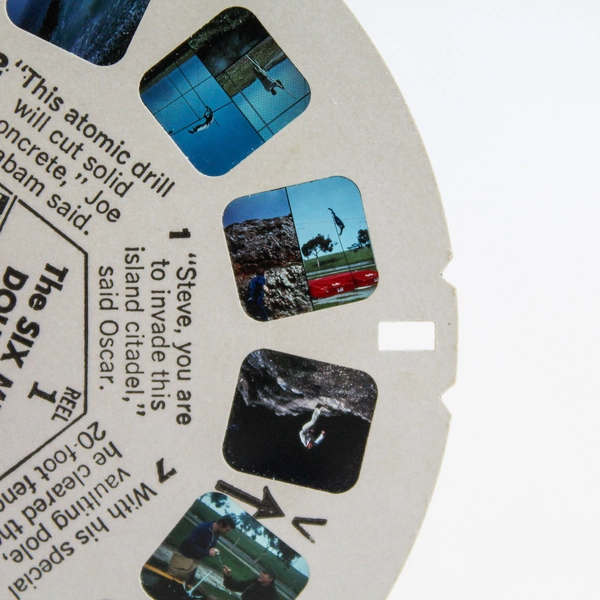 Vintage 1974 GAF View Master Reel 1 The Six Million Dollar Man Pre-Owned