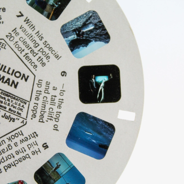 Vintage 1974 GAF View Master Reel 1 The Six Million Dollar Man Pre-Owned