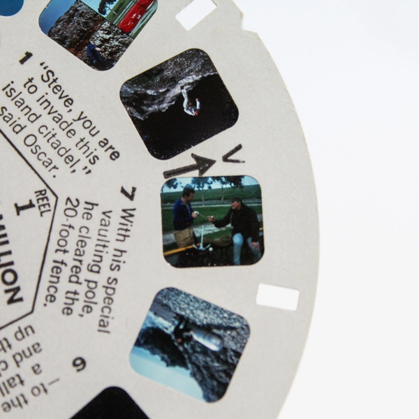 Vintage 1974 GAF View Master Reel 1 The Six Million Dollar Man Pre-Owned