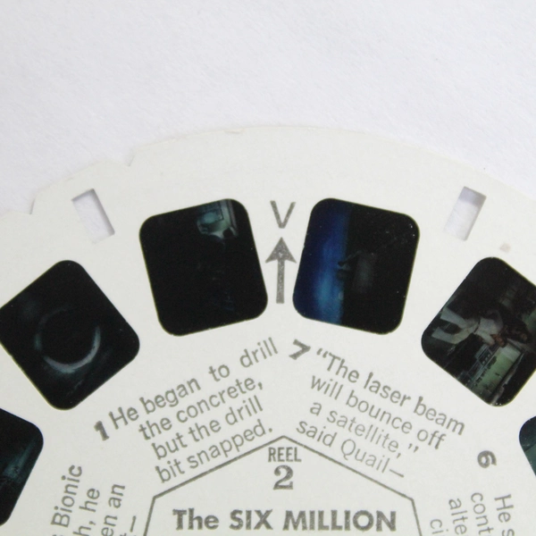 Vintage 1974 GAF View Master Reel 2 The Six Million Dollar Man B5592