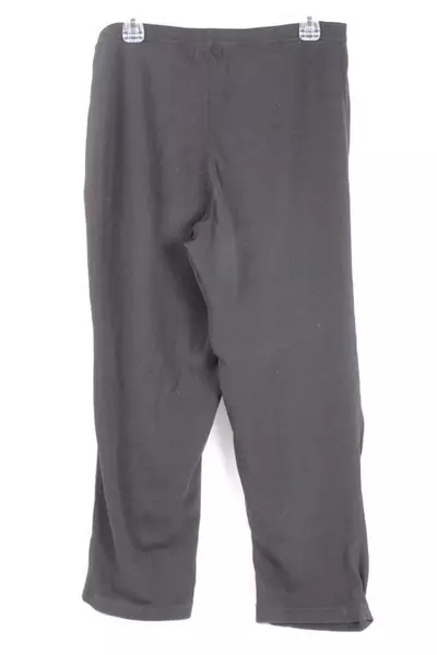 Grace Knit Dressing Pants Women's Size L Black Casual Stretch Waist Pre-Owned