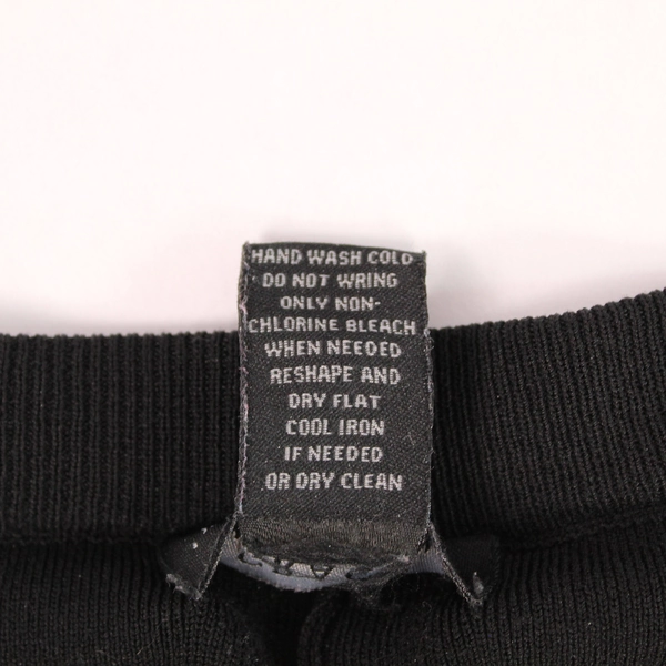 Grace Knit Dressing Pants Women's Size L Black Casual Stretch Waist Pre-Owned