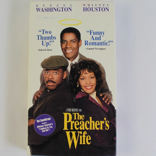 The Preacher's Wife VHS Tape Denzel Washington 1997 Touchstone Pictures