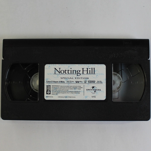 Notting Hill Special Edition VHS Tape Julia Roberts Hugh Grant - Good Condition