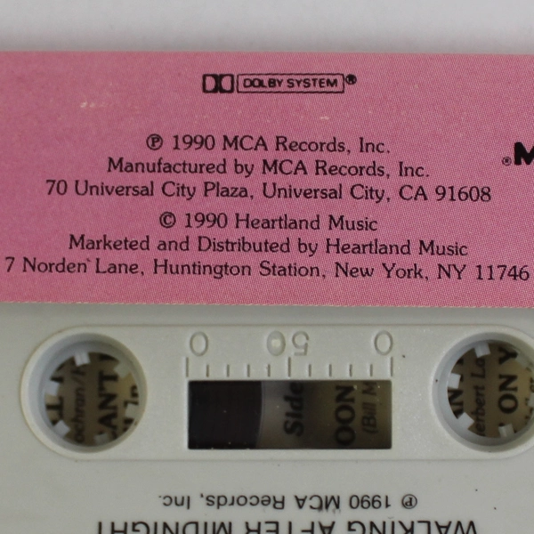 The Legendary Patsy Cline Cassette Tape Heartland Music 1990 - Pre-Owned