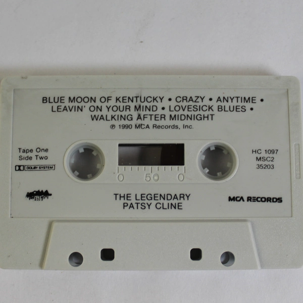 The Legendary Patsy Cline Cassette Tape Heartland Music 1990 - Pre-Owned