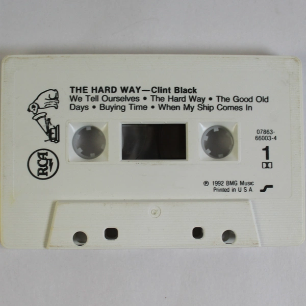 Clint Black The Hard Way Cassette Tape 1992 BMG Music - Good Condition