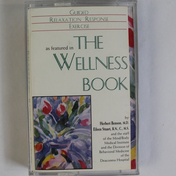 The Wellness Book Cassette by Herbert Benson - 1989 Pre-Owned As Is