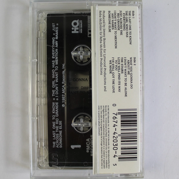 Reba McEntire The Last One To Know Cassette Tape 1987 MCA Records
