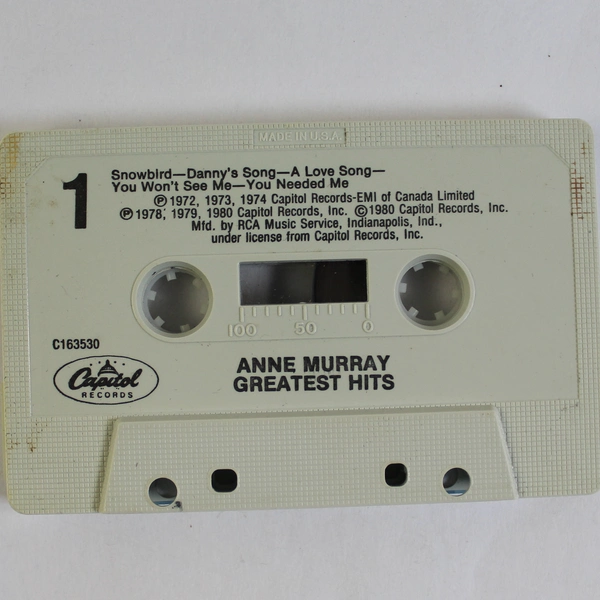 Anne Murray Greatest Hits Cassette Tape 1980 Capitol Records - Good Condition