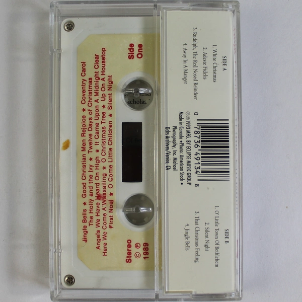Bing Crosby White Christmas Cassette Tape 1993 Eclipse Music Group