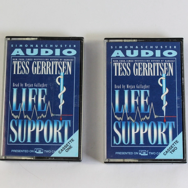 Lot of 2 Life Support Audiobooks by Tess Gerritsen, Read by Megan Gallagher
