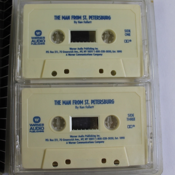 The Man From St Petersburg Audiobook Set of 2 Cassettes Ken Follett 1985