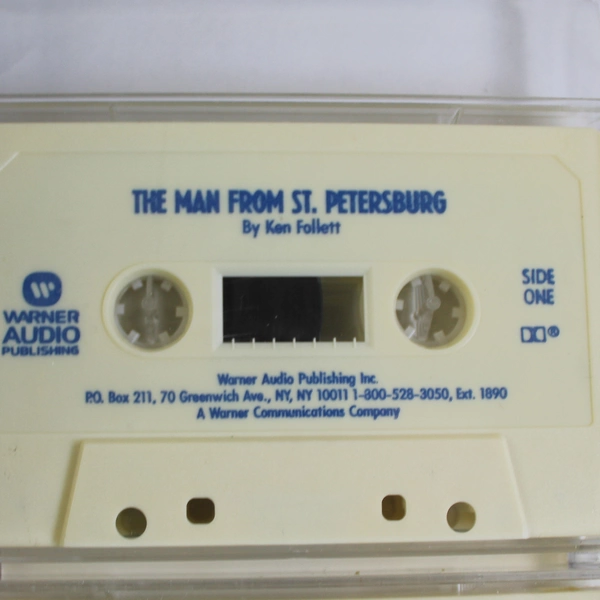 The Man From St Petersburg Audiobook Set of 2 Cassettes Ken Follett 1985