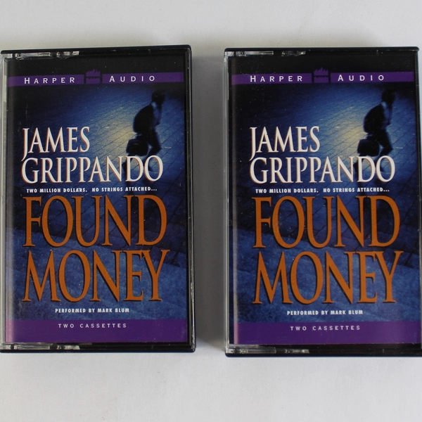 James Grippando Found Money Audiobook Set of 2 Cassettes 1999 HarperCollins