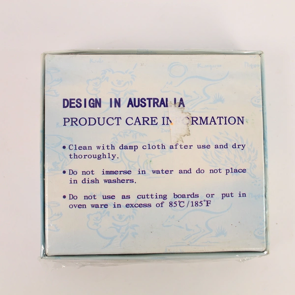 Pack of 6 Australian Coasters - Kangaroos & Koalas - Sealed Decor