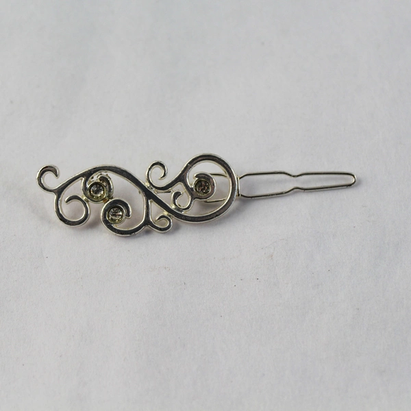 Lot of 5 Jewelry Silver Toned Rhinestones Earrings Necklace Bracelets Hair Clip