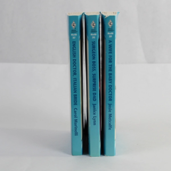 Lot of 3 Medical Romance Novels by Lynn Metcalfe & Carol Marinelli - Pre-owned