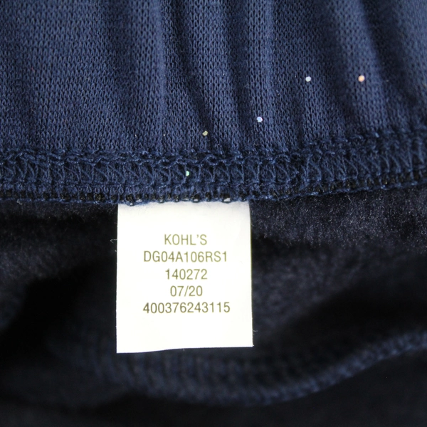 Navy Blue Metallic Leggings Girls Size L 10/12 NWT - Great Condition